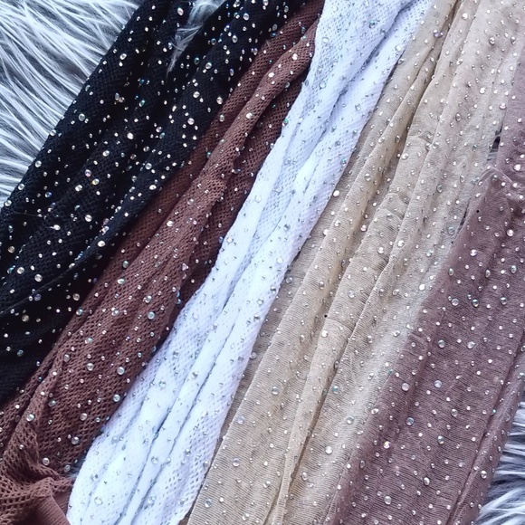 ❣HP❣ SUNNY DAY STYLE❣NWOT RHINESTONES PANTYHOSE - Picture 8 of 8